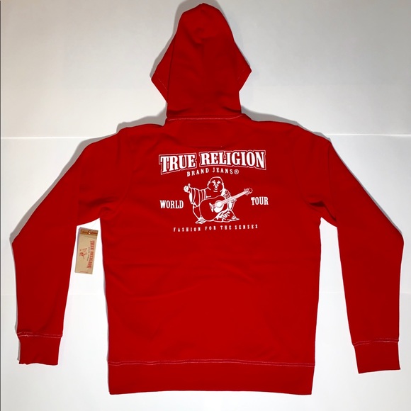 mens flocked buddha zip up hoodie